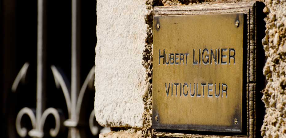 Entrance sign to the Domaine