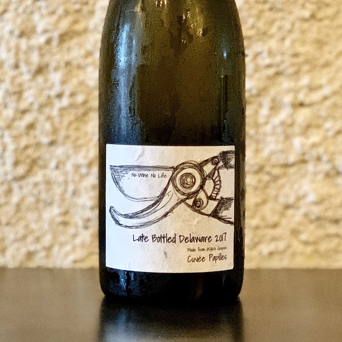 Fujimaru_Cuvée_Papilles_late-bottled_Delaware_2017